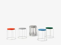 &Tradition Wire Stool VP11 sittdyna, Hallingdal 600 röd