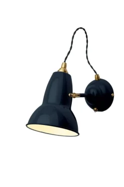 Anglepoise Original 1227 Brass vägglampa, bläckblå
