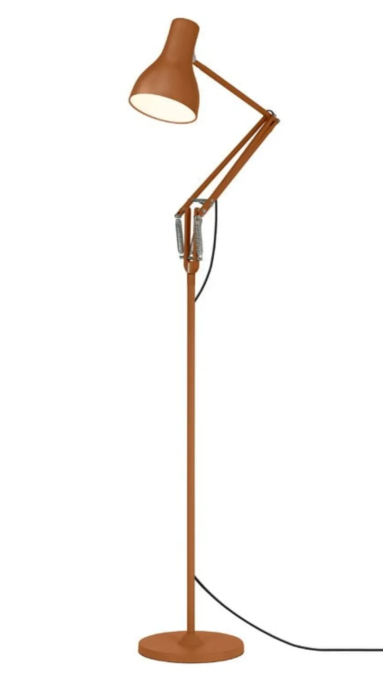 Anglepoise Type 75 golvlampa, Margaret Howell Edition, sienna