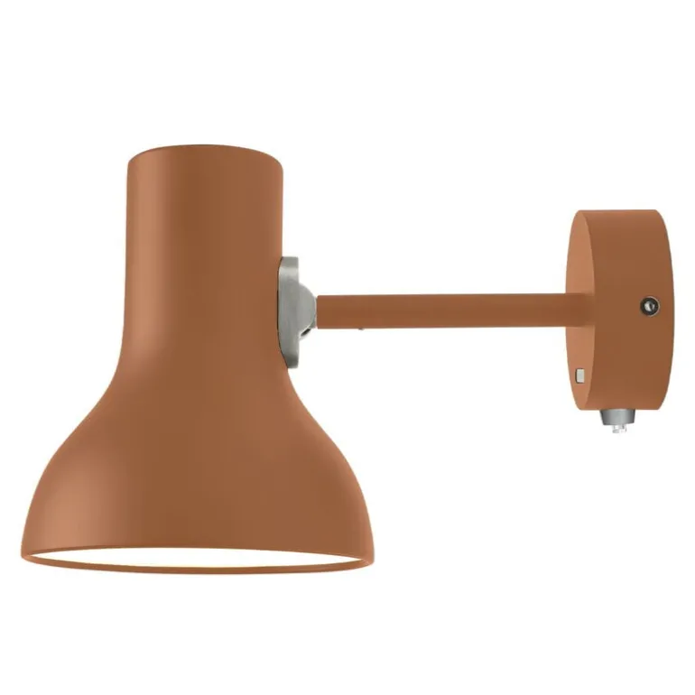 Anglepoise Type 75 Mini vägglampa, Margaret Howell Edition, sienna