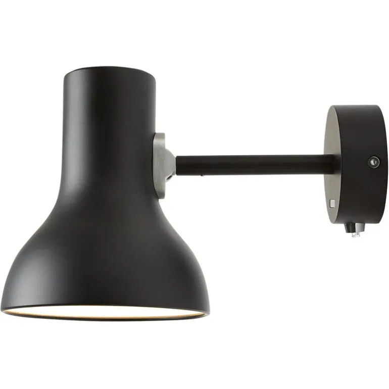 Anglepoise Type 75 Mini vägglampa, jet black