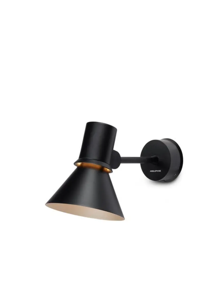 Anglepoise Type 80 W1 vägglampa, fast installation, mattsvart