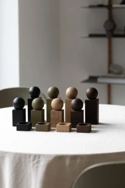 applicata Twist salt- och pepparkar, olivgrön