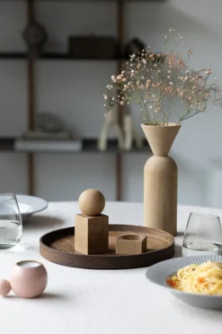 applicata Twist salt- och pepparkar, ek