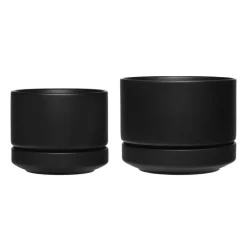 Arabia Arabia blomkruka SN, 19 cm, mattsvart