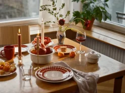 Arabia 24h Tuokio tallrik 20 cm, röd