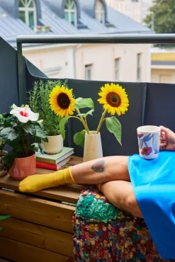 Arabia Ilona blomkruka, 120 x 140 mm, terrakotta