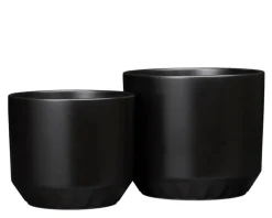 Arabia Ilona blomkruka, 100 x 120 mm, mattsvart