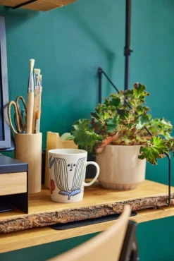 Arabia Ilona blomkruka, 100 x 120 mm, sand