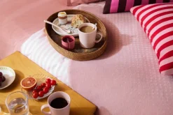 Arabia Ilona, sked, 15 cm, 4-pack, Pink Ribbon