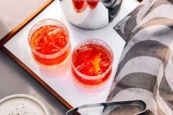 Architectmade Turning Tray bricka, medium, svart - vit