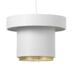 Artek A201 pendellampa, vit - mässing