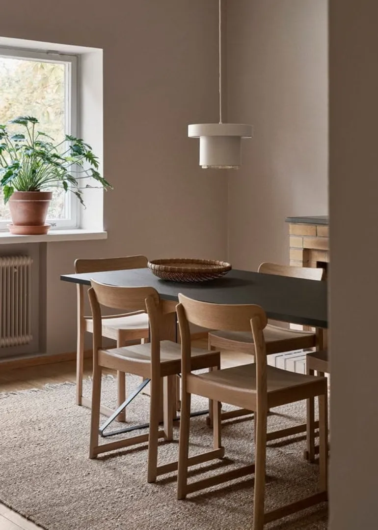 Artek A201 pendellampa, vit - mässing