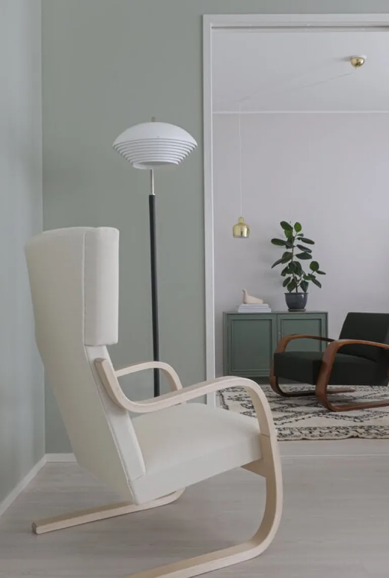 Artek Aalto Armchair 401, honungsbets - Vidar 323