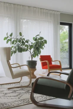 Artek Aalto Armchair 401, honungsbets - Vidar 323