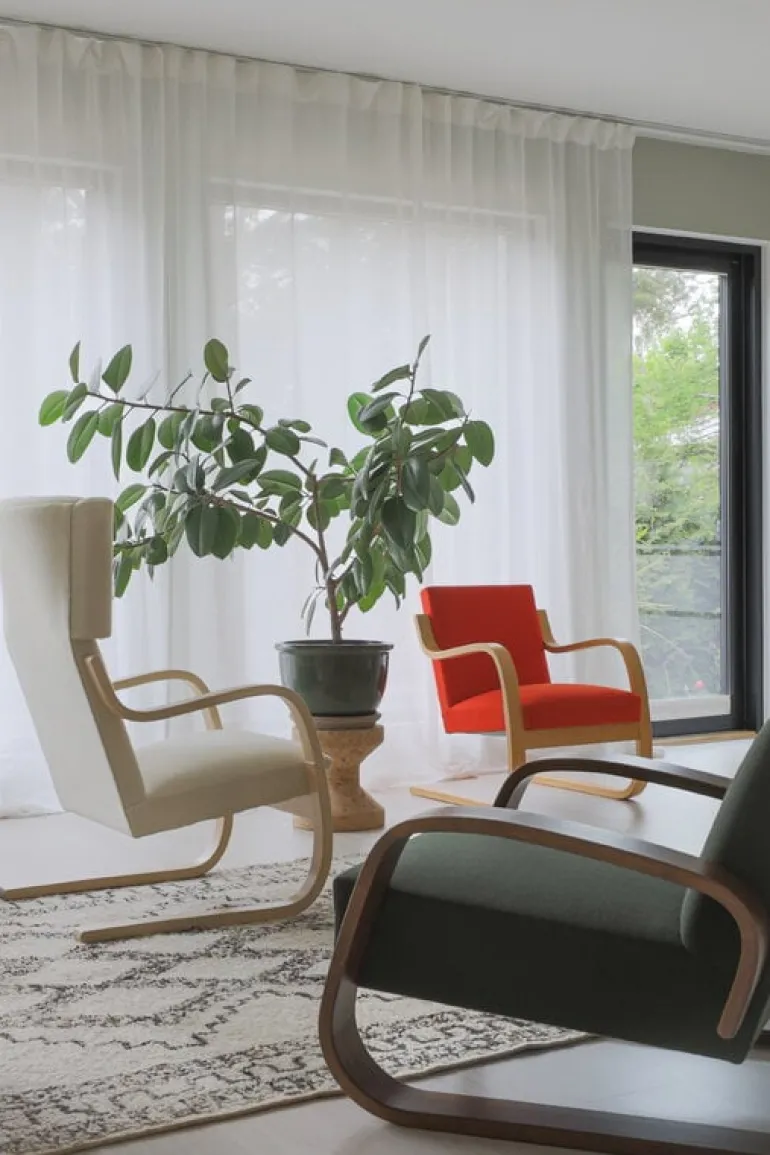 Artek Aalto Armchair 401, honungsbets - Vidar 323
