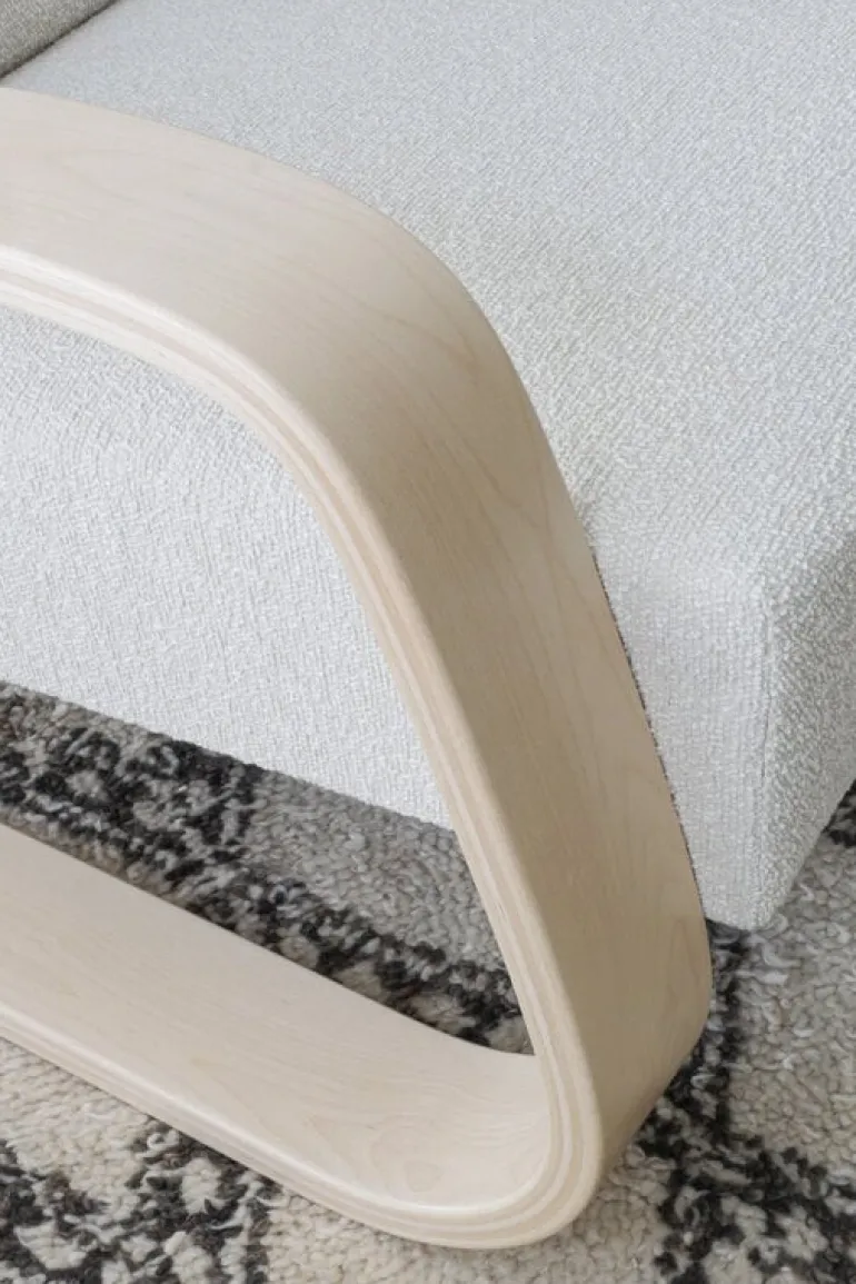 Artek Aalto Armchair 400 ”Tank”, björk - cream/pearl Nubia 02