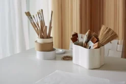 Artek Aalto bord 83, björk - vitt laminat