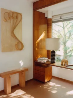 Artek Aalto experimentellt trärelief, björk