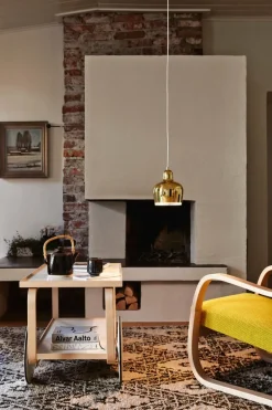 Artek Aalto fåtölj 402, björk - svart Hallingdal 190