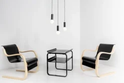 Artek Aalto fåtölj 42 ”Liten Paimio”, svart