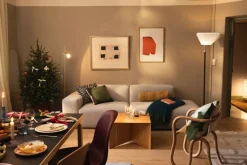 Artek Aalto golvlampa A805, förnicklad mässing