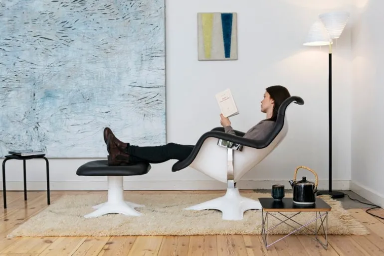 Artek Aalto golvlampa A810, mässing