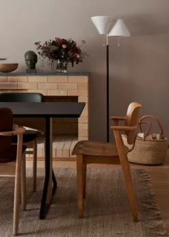 Artek Aalto golvlampa A810, mässing