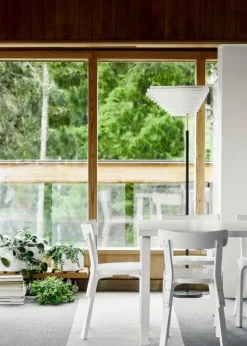 Artek Aalto golvlampa A805, polerad mässing