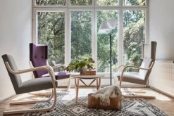 Artek Aalto golvlampa A810, rostfritt stål