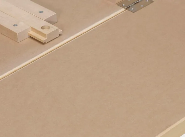 Artek Aalto klaffbord DL81C, björk - dimgrått/rökblått linoleum