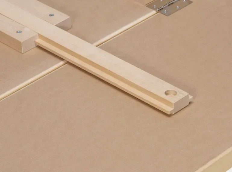 Artek Aalto klaffbord DL81C, björk - dimgrått/rökblått linoleum