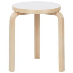 Artek Aalto pall 60, vit laminat