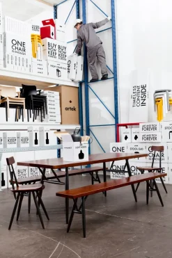 Artek Aalto pall 60, vitlackad