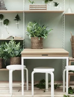 Artek Aalto pall 60, vitlackad