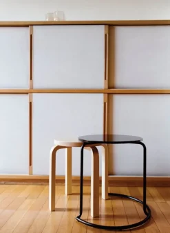 Artek Aalto pall E60, björk