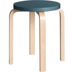 Artek Aalto pall E60, blå - björk