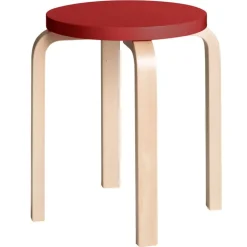 Artek Aalto pall E60, röd - björk
