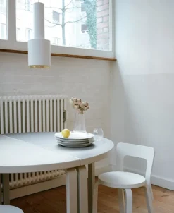 Artek Aalto pendellampa A110 ”Hand Grenade”, vit