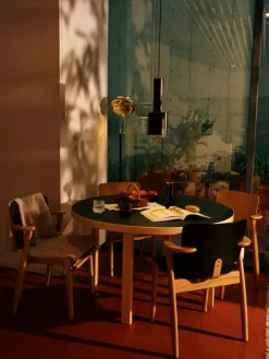 Artek Aalto pendellampa A110 ”Hand Grenade”, helsvart