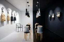 Artek Aalto pendellampa A110 ”Hand Grenade”, helsvart