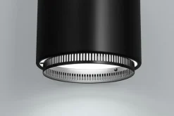 Artek Aalto pendellampa A110 ”Hand Grenade”, helsvart