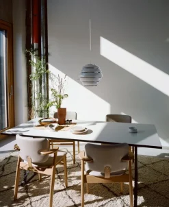 Artek Aalto pendellampa A331 ”Beehive”, vit - krom