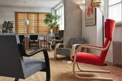 Artek Aalto pendellampa A331 ”Beehive”, vit - krom