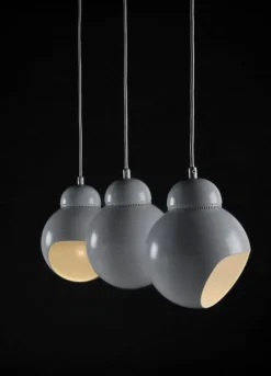 Artek Aalto pendellampa A338 ”Bilberry”, vit