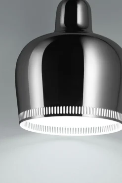 Artek Aalto pendellampa A330S ”Golden Bell”, krom