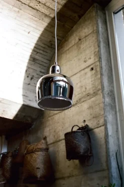 Artek Aalto pendellampa A330S ”Golden Bell”, krom