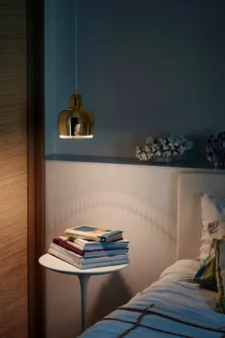 Artek Aalto pendellampa A330S ”Golden Bell”, mässing