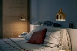 Artek Aalto pendellampa A330S ”Golden Bell”, mässing