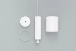 Artek Aalto pendellampa A110 ”Hand Grenade”, helvit